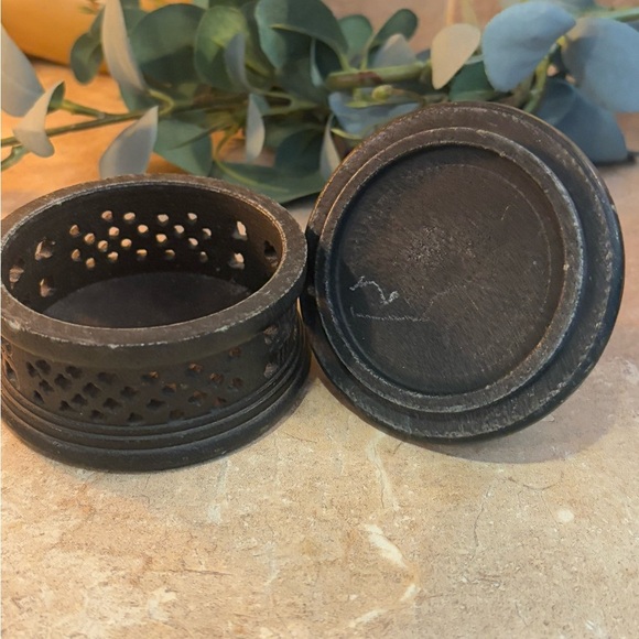 Vintage mystic passage soapstone carved Incense burner box Castlecore - Picture 7 of 9